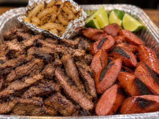 Parrillada - Fajita and Sausage for 2.